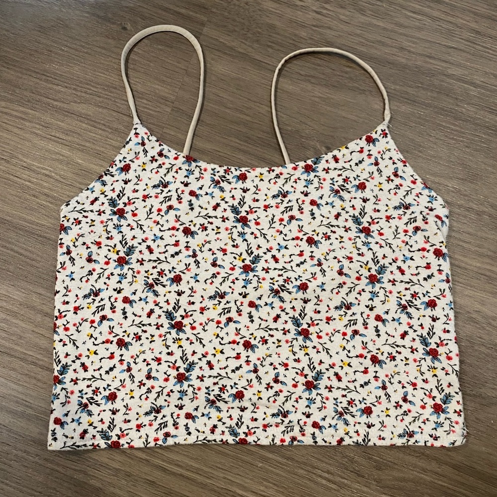 (3/$15) Floral Crop Top